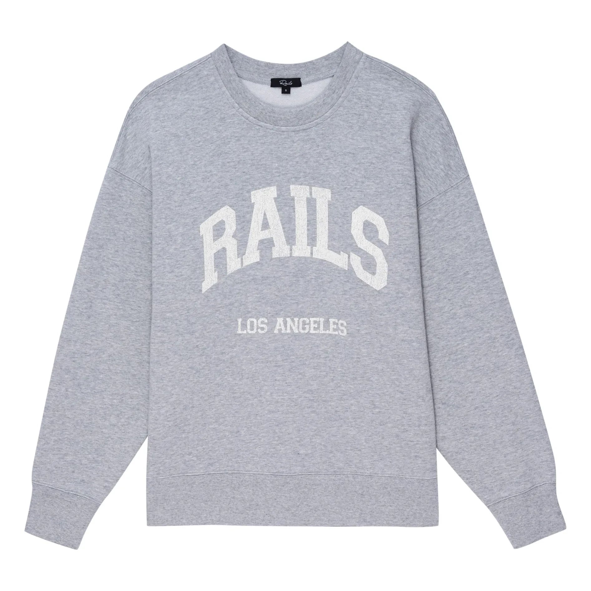 Rails - Sweatshirt The Varsity | Heather Grau
