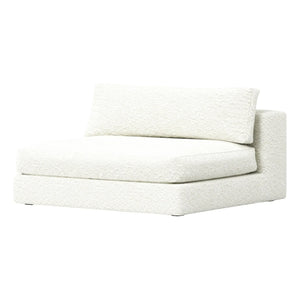 Panac Edition - Bellechasse Kaminsessel für 2 Personen, Bouclé - 120 cm | Gebrochenes Weiß
