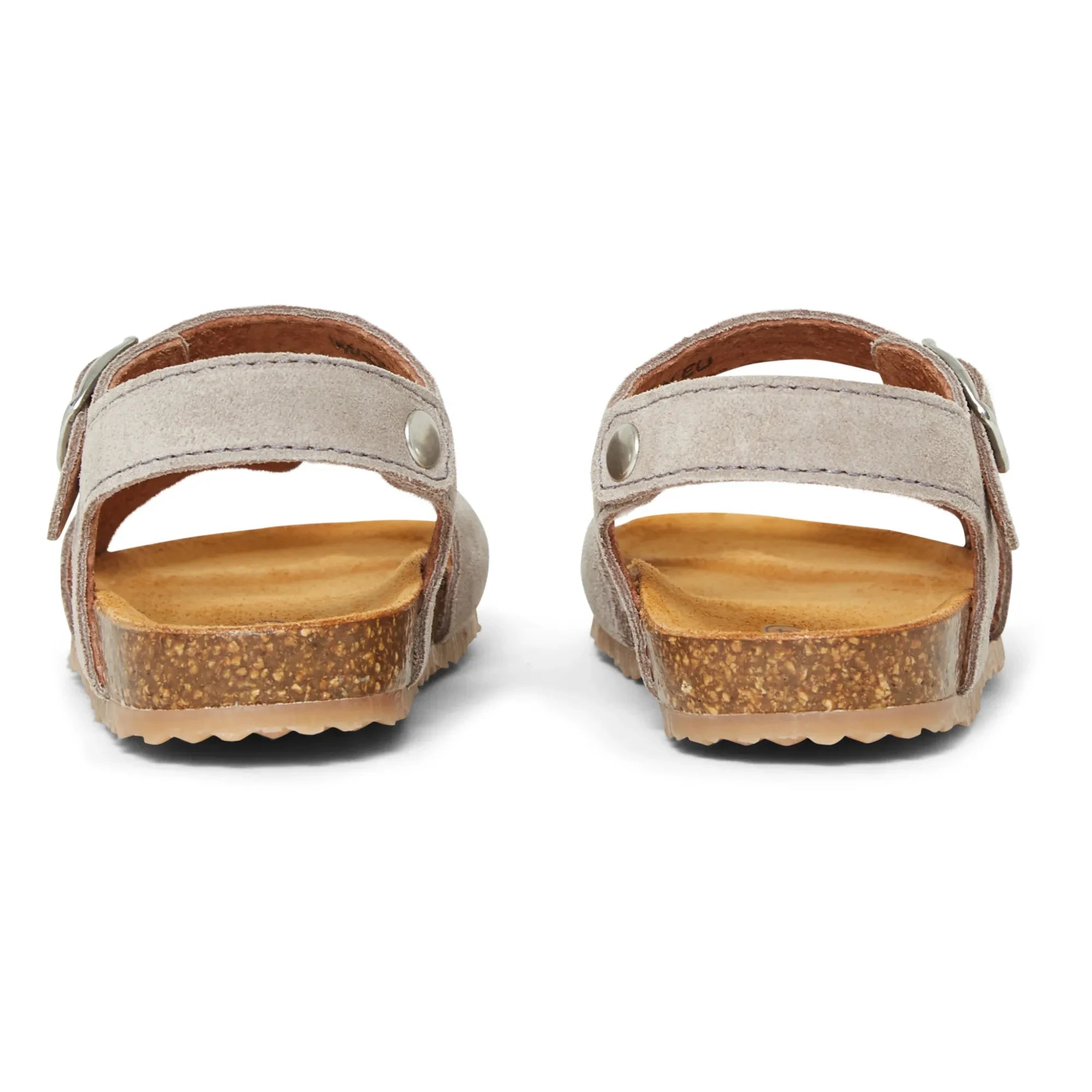 Pèpè - Two Con Me - Wildleder-Sandalen mit Schnalle | Taupe-Braun