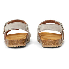 Pèpè - Two Con Me - Wildleder-Sandalen mit Schnalle | Taupe-Braun