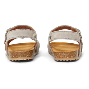 Pèpè - Two Con Me - Wildleder-Sandalen mit Schnalle | Taupe-Braun