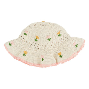 Emile et Ida - Fischerhut Häkel-Tulpen | Creme