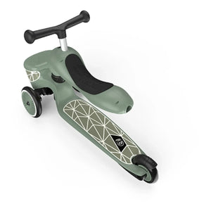 Scoot & Ride - Lines Scooter 2 in 1 | Grün