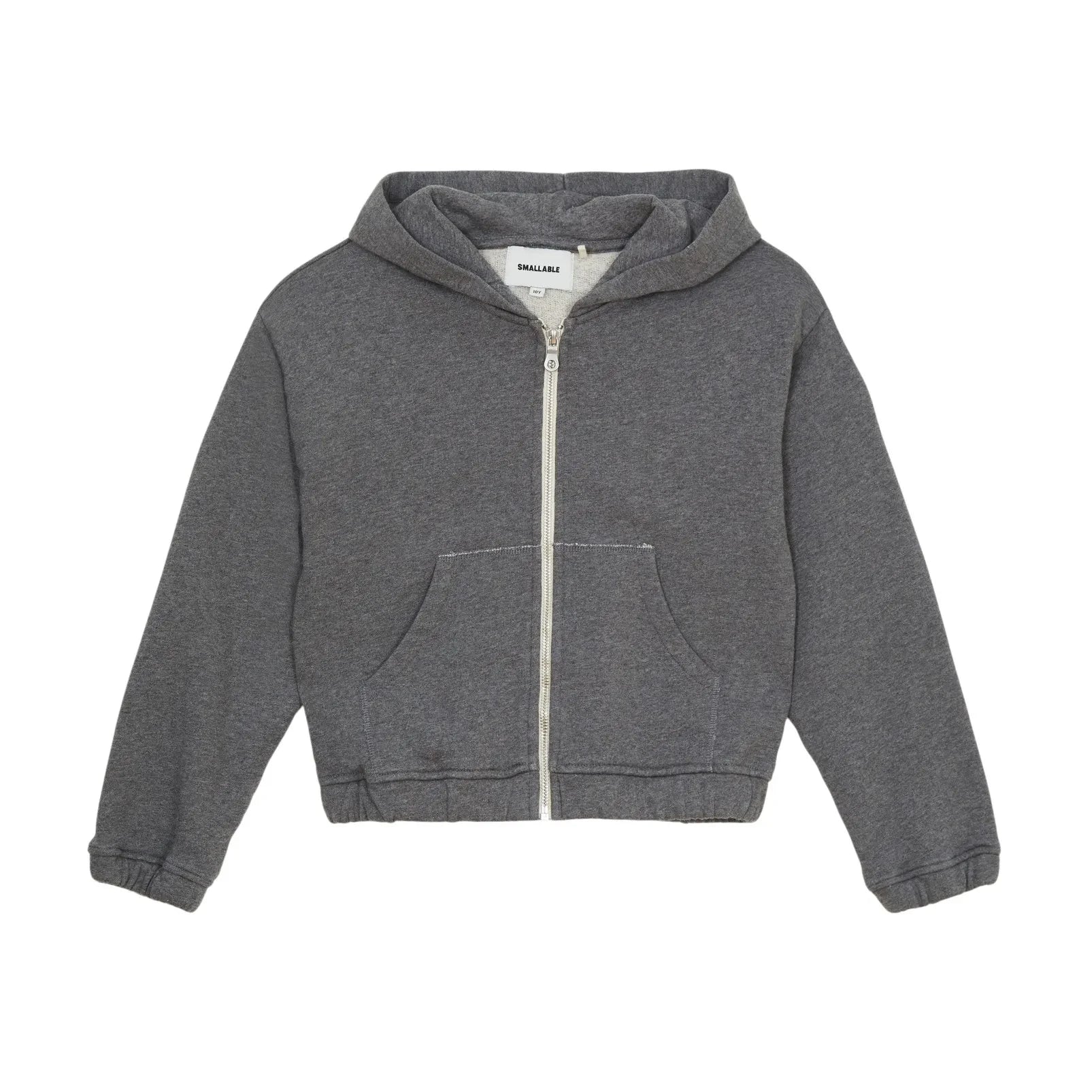 Smallable Kid - Kaightleridge Organik Pamuklu Kapüşonlu Sweatshirt | Gri Melanj