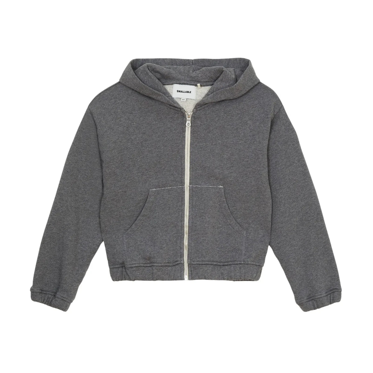 Smallable Kid - Kaightleridge Organik Pamuklu Kapüşonlu Sweatshirt | Gri Melanj