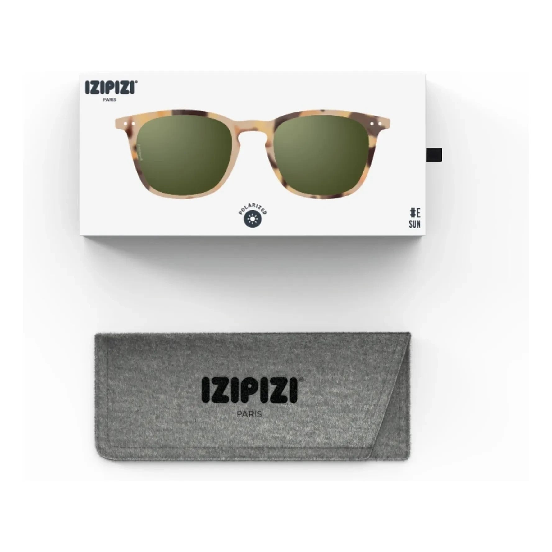 IZIPIZI - Polarisierte Sonnenbrille #E Tortoise | Beige