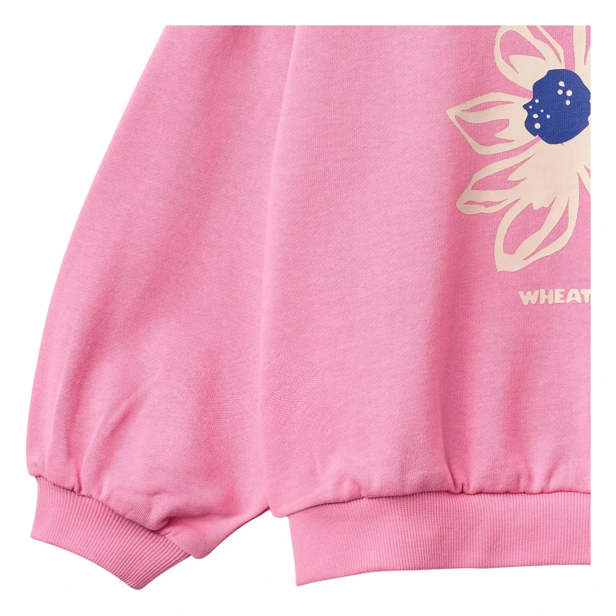 Weizen - Sweat Eliza Flowers Bio-Baumwolle | Rosa