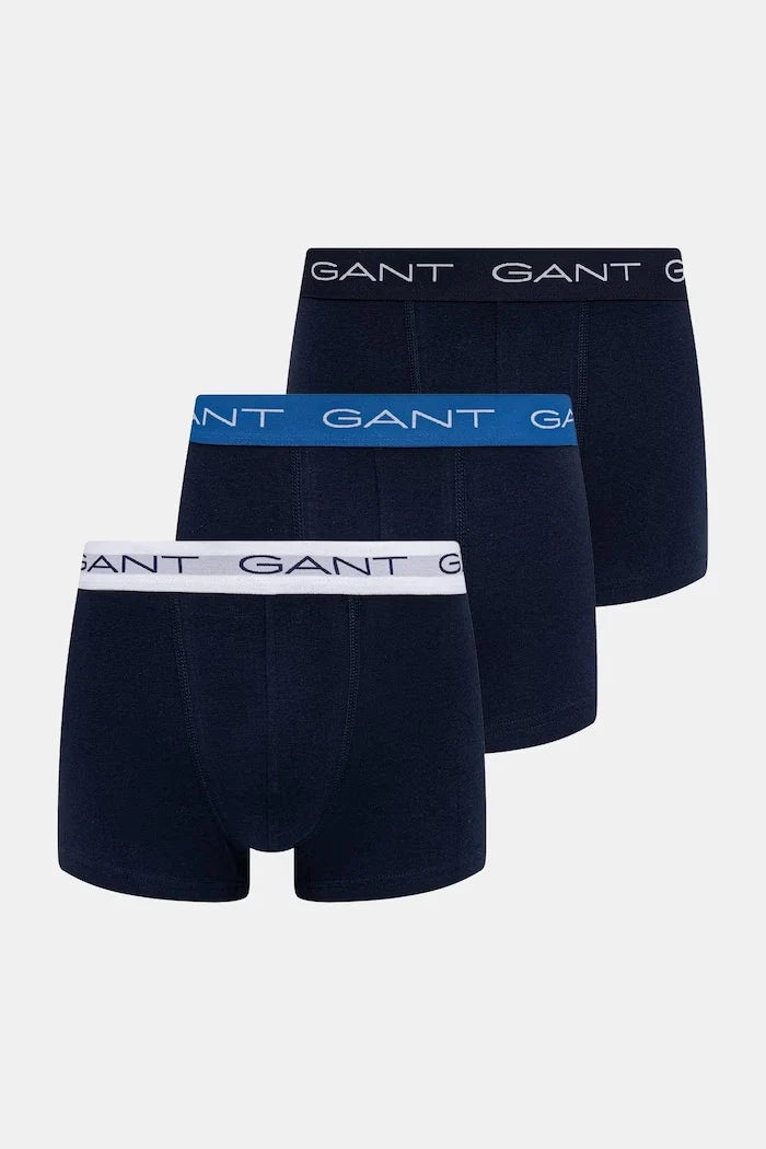 Gant pamuk ve elastanlı dar kesim erkek boxer 3'lü