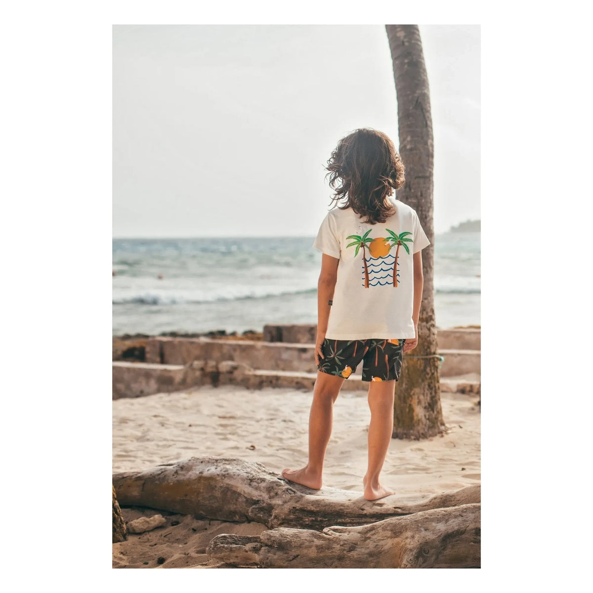 Pepita & Me - Isla Bonita Bedrucktes T-Shirt | Weiß