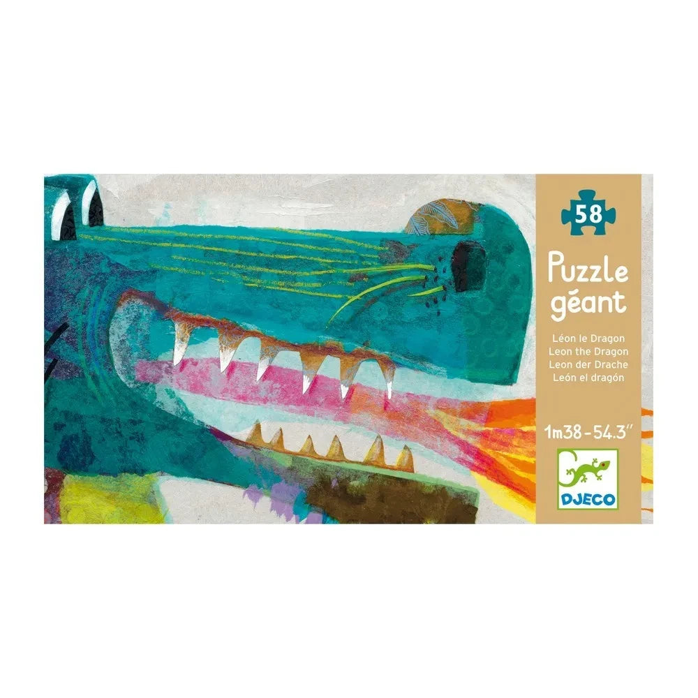 Djeco - Riesenpuzzle Leon der Drache