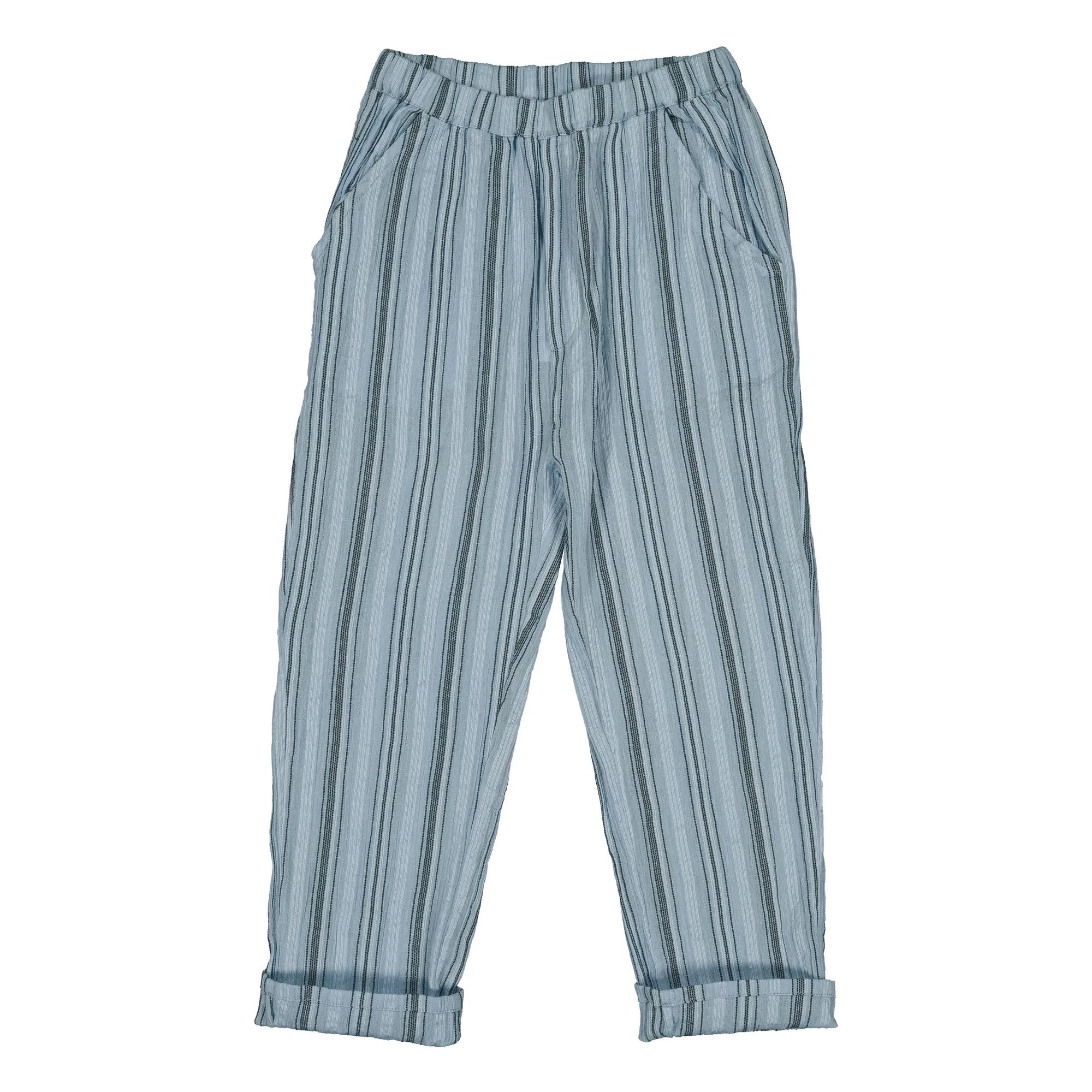 Louis Louise - Gestreifte Gazelle Hose | Hellblau