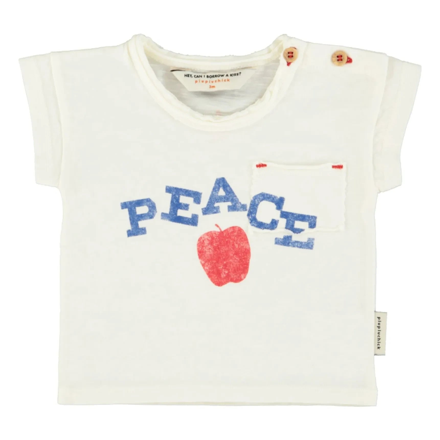 Piupiuchick - T-Shirt Peace | Ecru