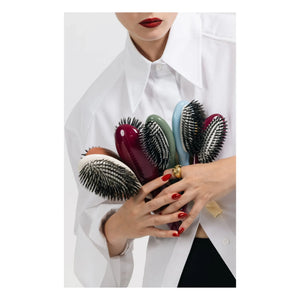 La Bonne Brosse - La Petite Brosse L'Indispensable N°02 - Pflege und Entwirren | Kirschrot