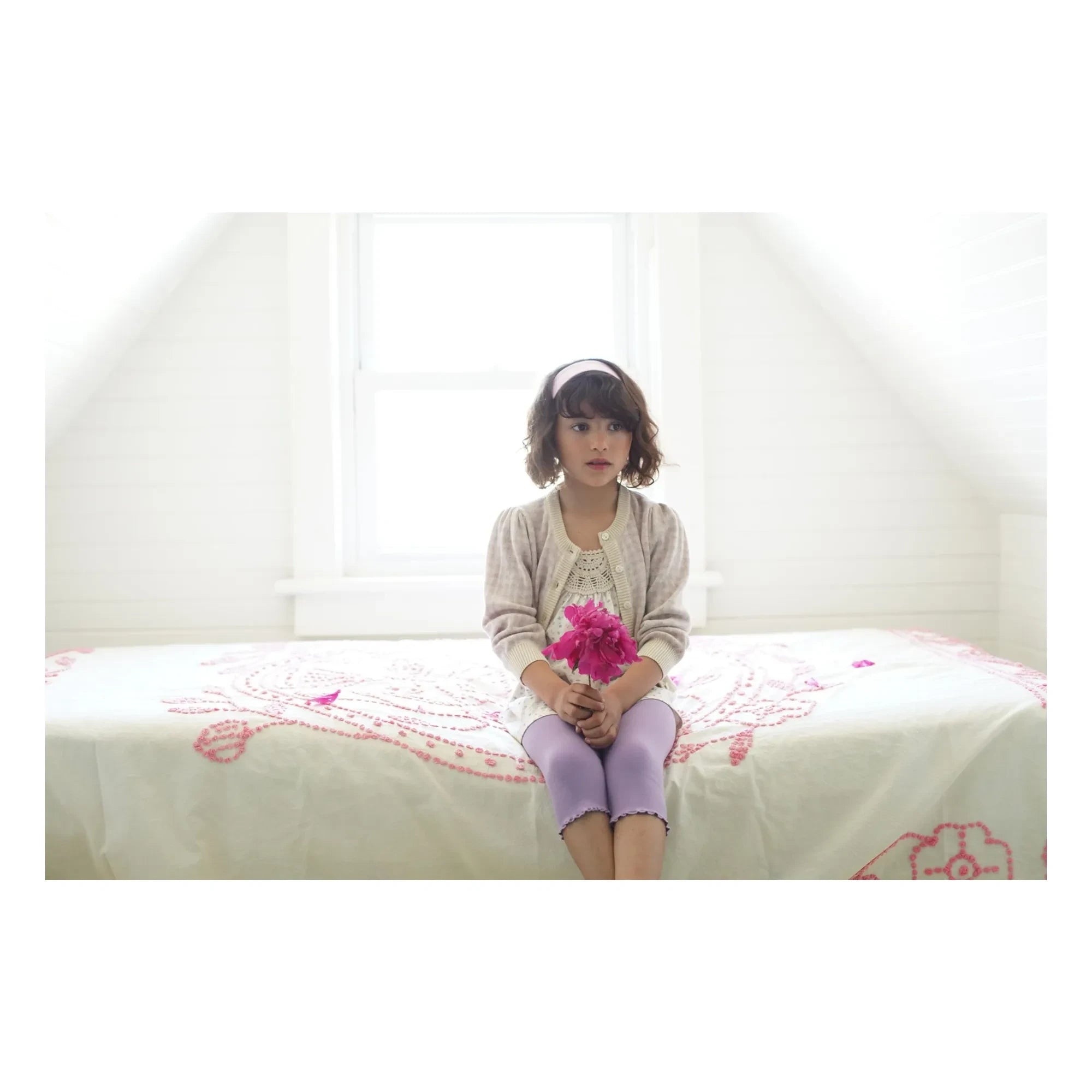 Soor Ploom - Karierter rosa Bio-Baumwoll-Cardigan | Lila