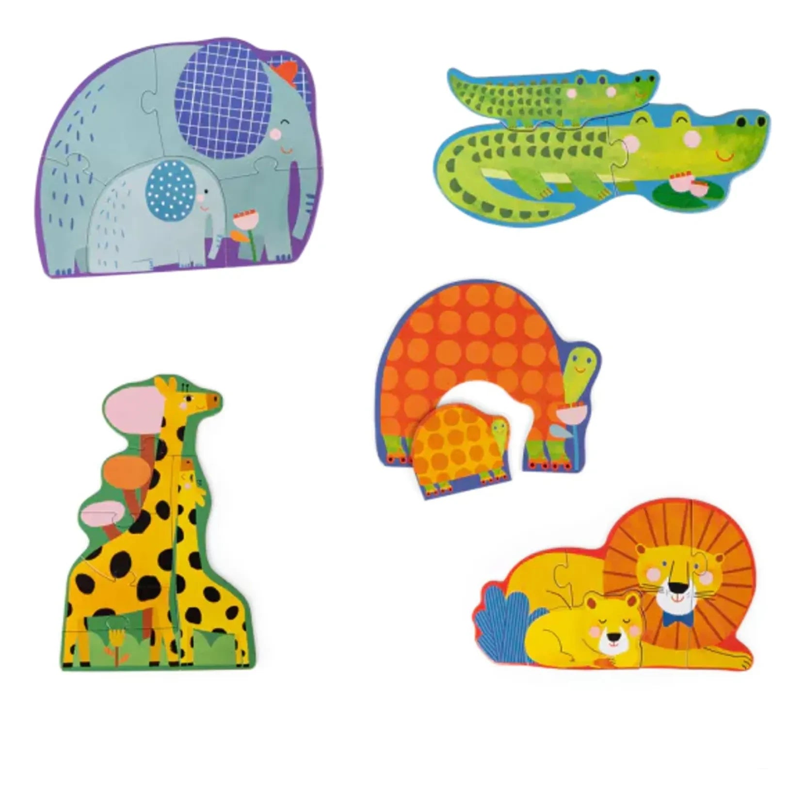 Moulin Roty - Evolutionäres Tierpuzzle - 20 Teile