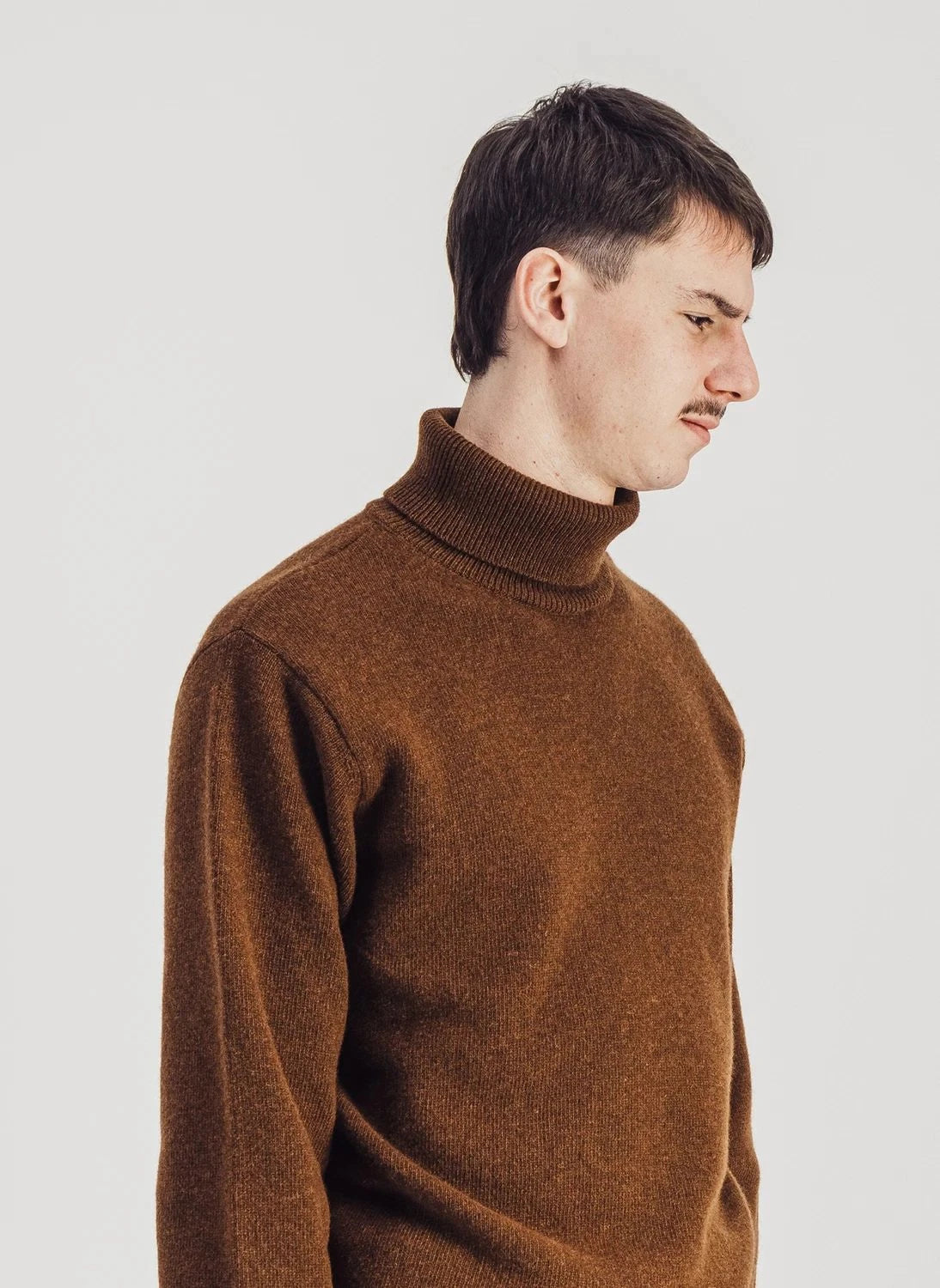 Parages - Michel Superfeine Merinowolle Pullover | Ziegelrot