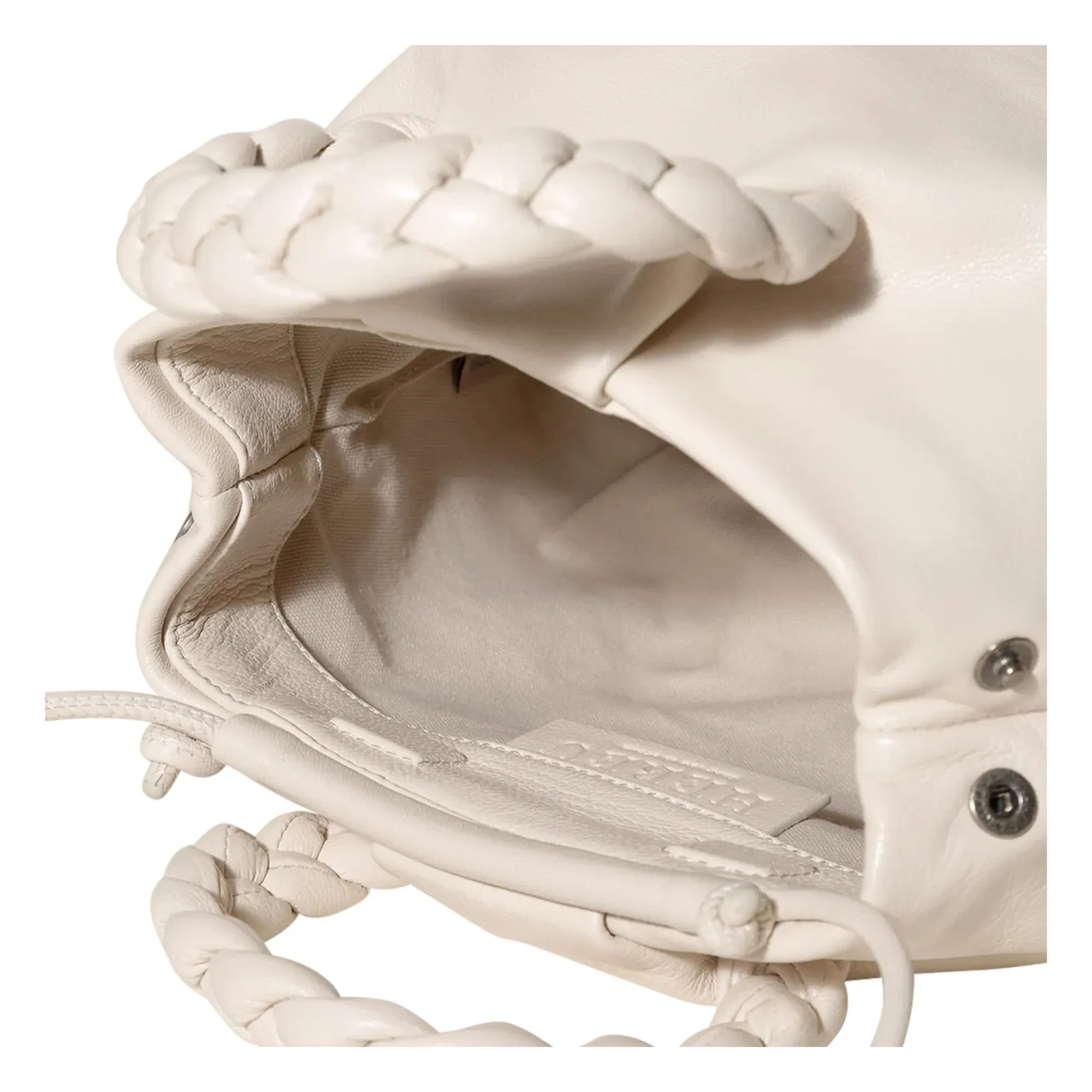 Hereu - Tasche Bombon Souple Brillant | Creme