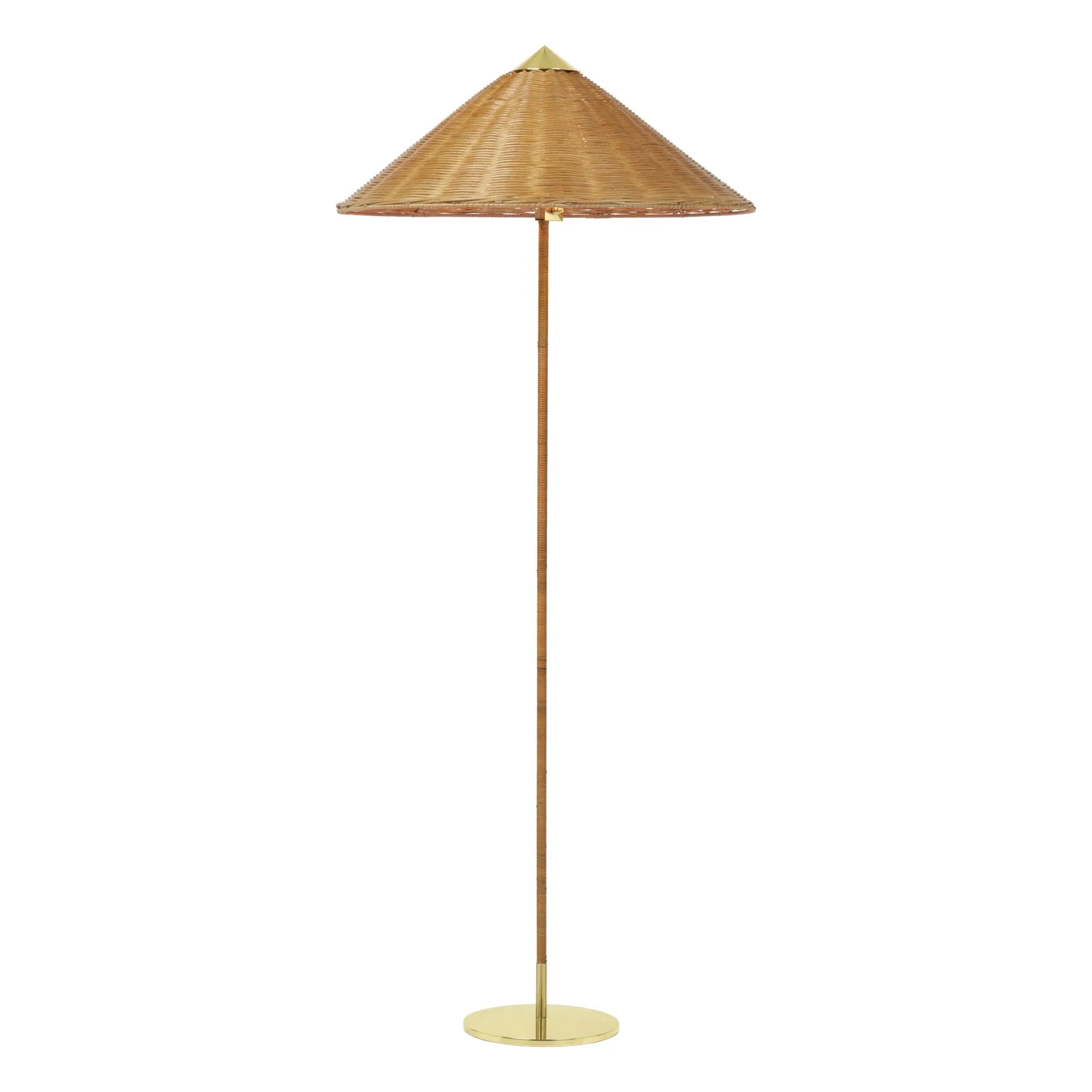 Gubi - 9602 Rattan Stehlampe | Natürlich