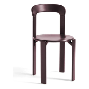 Hay - Rey Polierter Holzstuhl - Bruno Rey | Aubergine