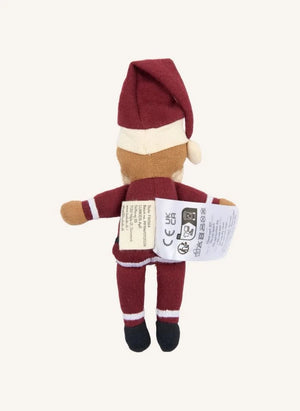 Fabelab - Tragbarer Weihnachtsmann Figur für die Tasche | Rot