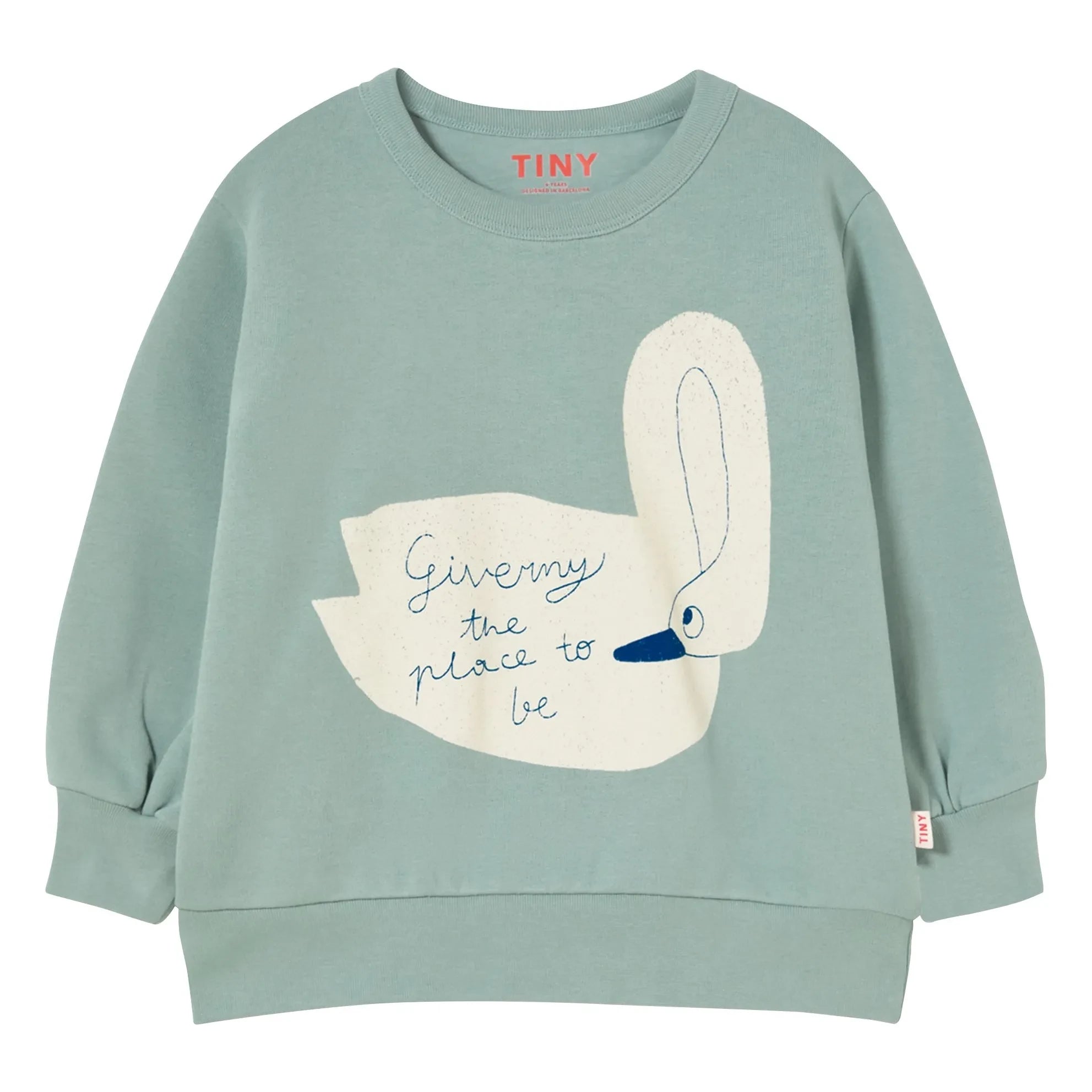 Tinycottons - Swan Sweat Bio-Baumwolle | Graublau