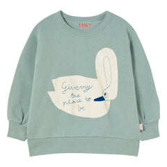 Tinycottons - Swan Sweat Bio-Baumwolle | Graublau