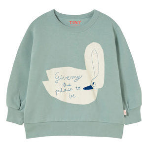 Tinycottons - Swan Sweat Bio-Baumwolle | Graublau