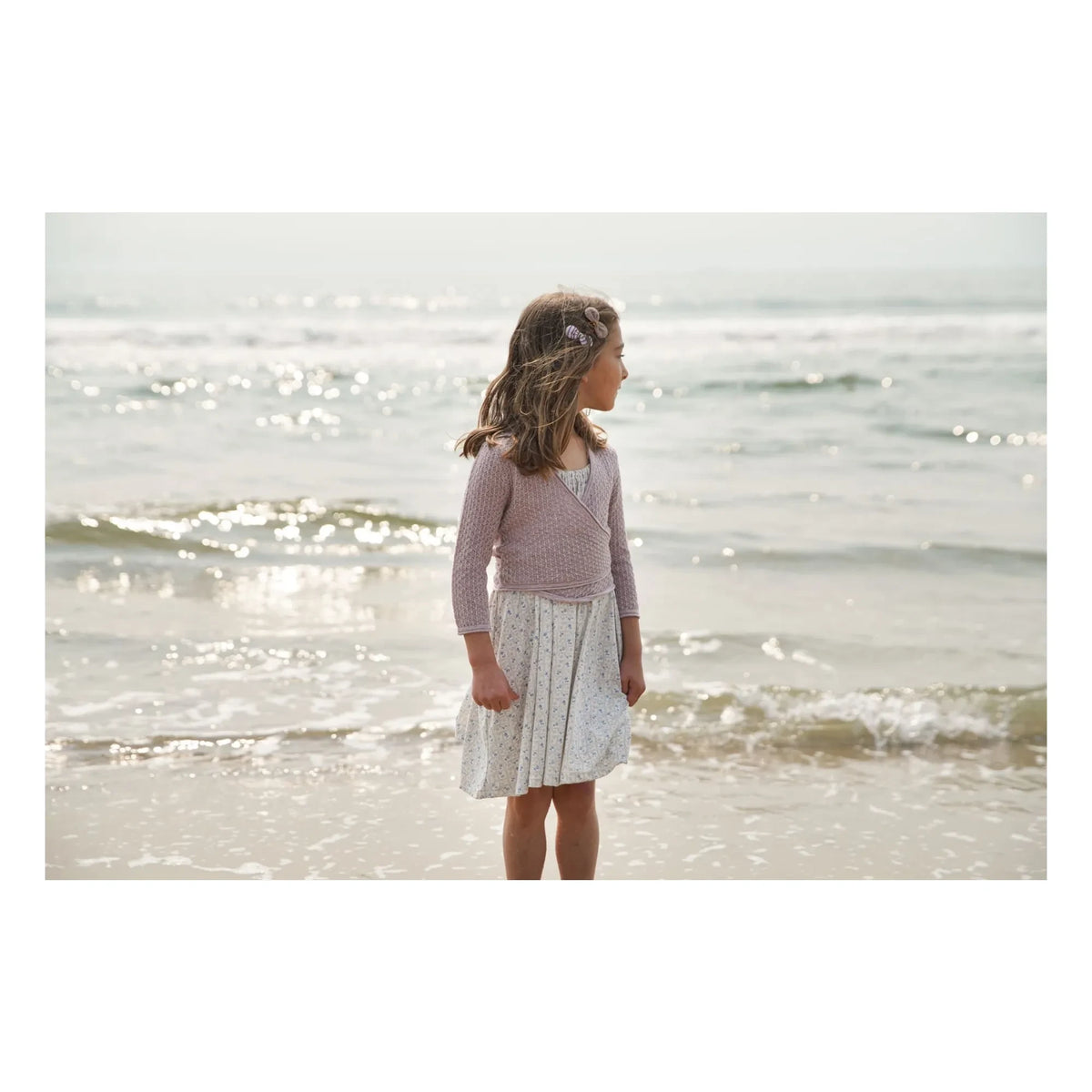 Soor Ploom - Ina Wickelcardigan aus Bio-Baumwolle | Flieder