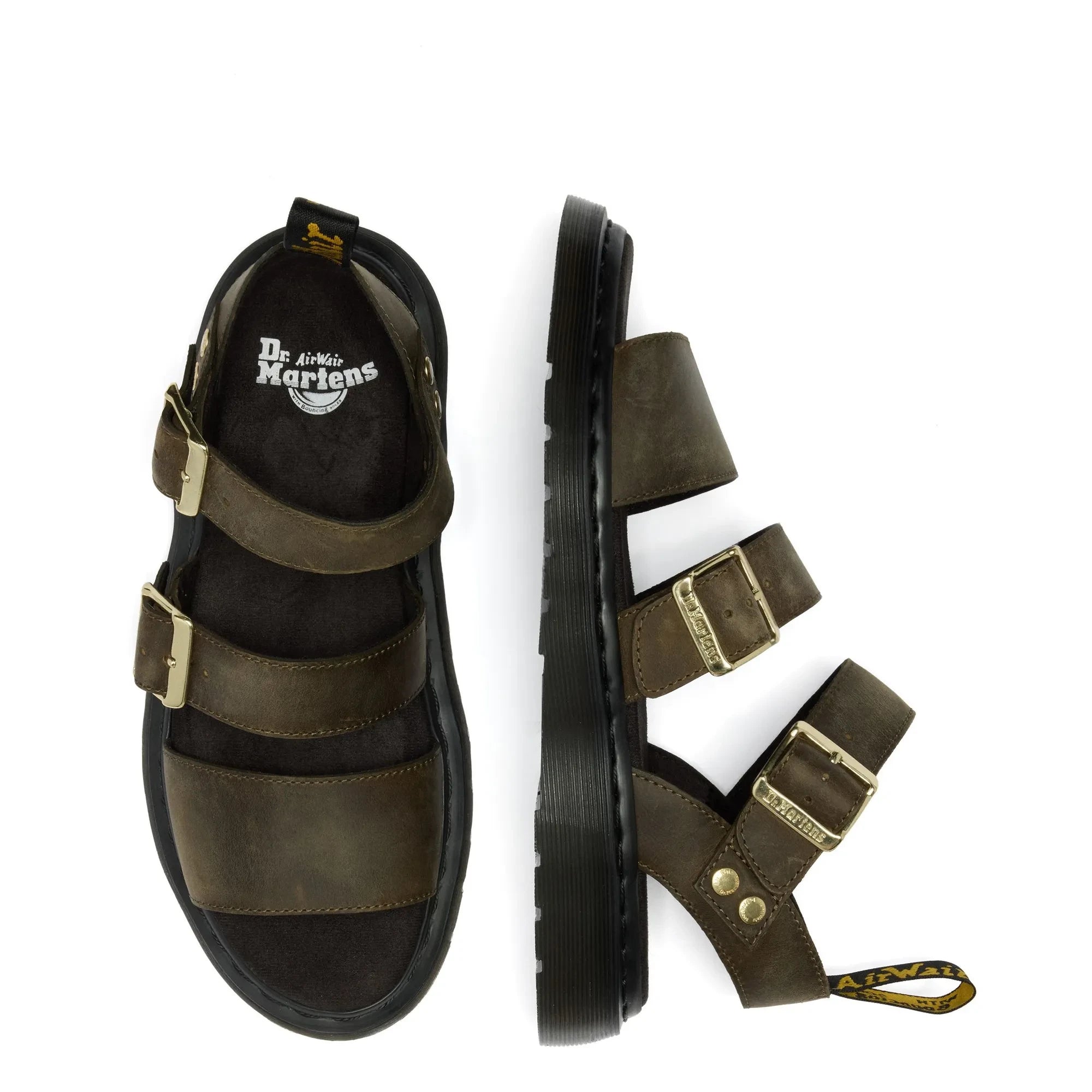 Dr Martens - Gryphon Sandalen | Olive