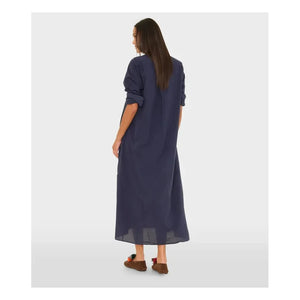 Xirena - Boden Pamuk Poplin Elbise | Lacivert