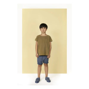 Gray Label - Bio-Baumwoll-Shorts | Graublau