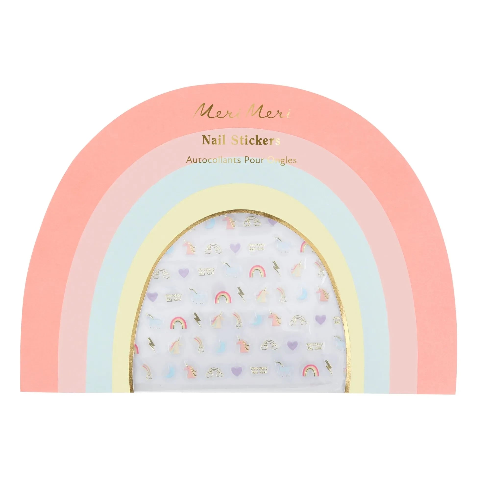 Meri Meri – Regenbogen-Nagelsticker