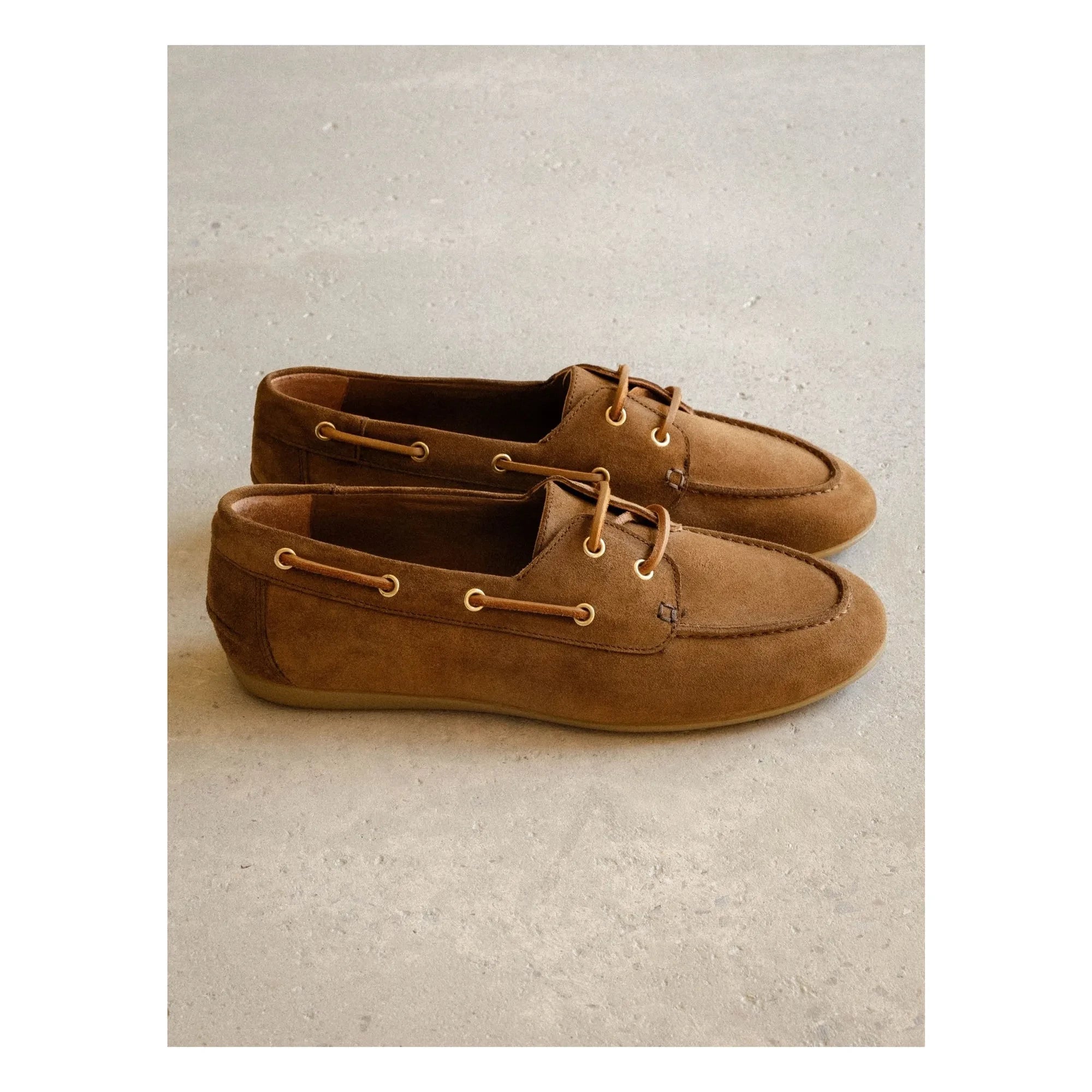 Bobbies - Betsy Wildleder Bootsschuhe | Camel