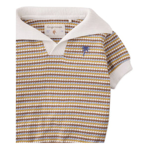 Gingersnaps - Gestreiftes Polo-Shirt Nicholas | Weiß
