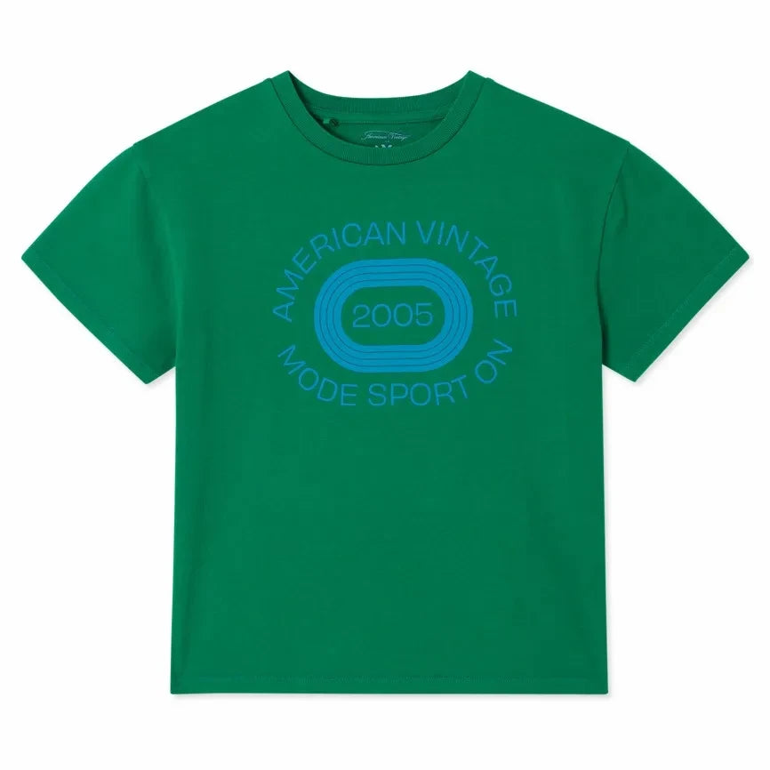 American Vintage - Fizvalley 2006 Logo T-Shirt | Grün