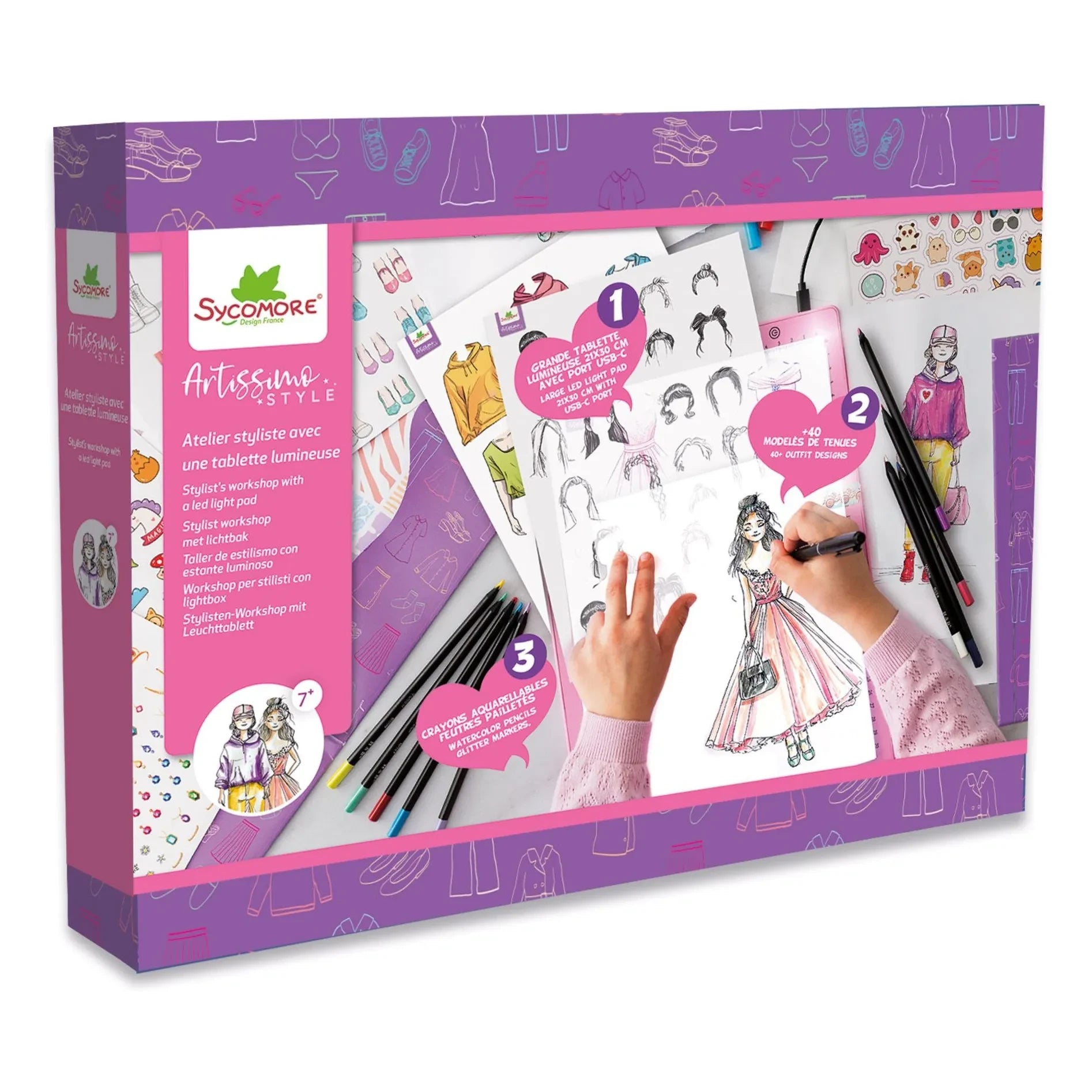 Sycomore - Artissimo - Stil-Atelier mit Leuchttablet