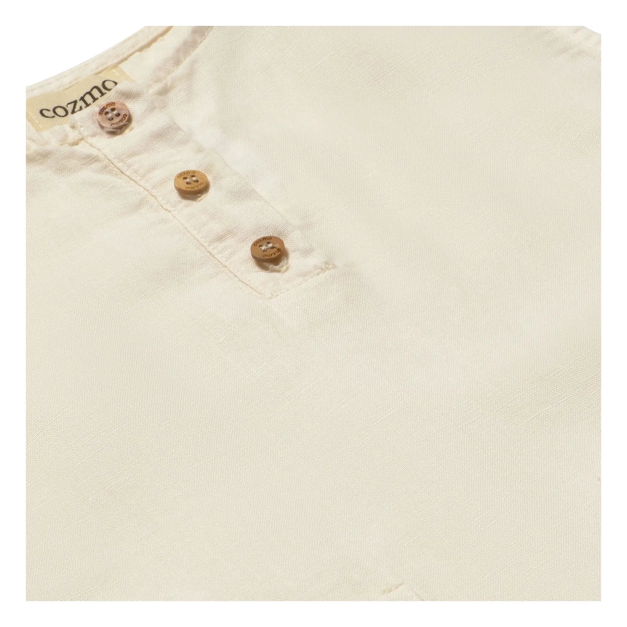 Cozmo - Milo Leinen-Overall | Elfenbein