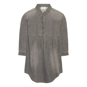 Finger in the nose - Darlin Denim Kleid | Denim grau