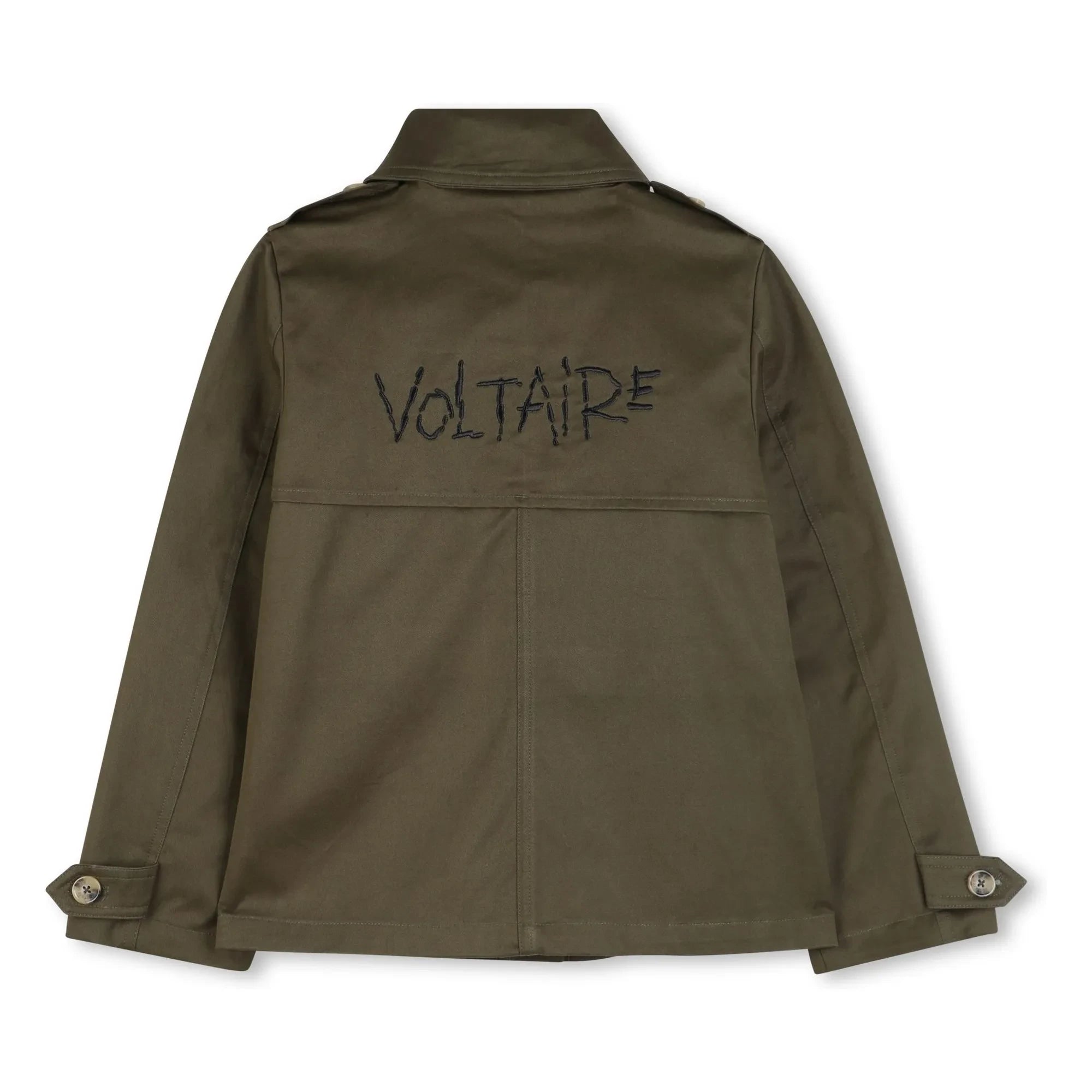 Zadig & Voltaire – Bestickter Trenchcoat | Khaki