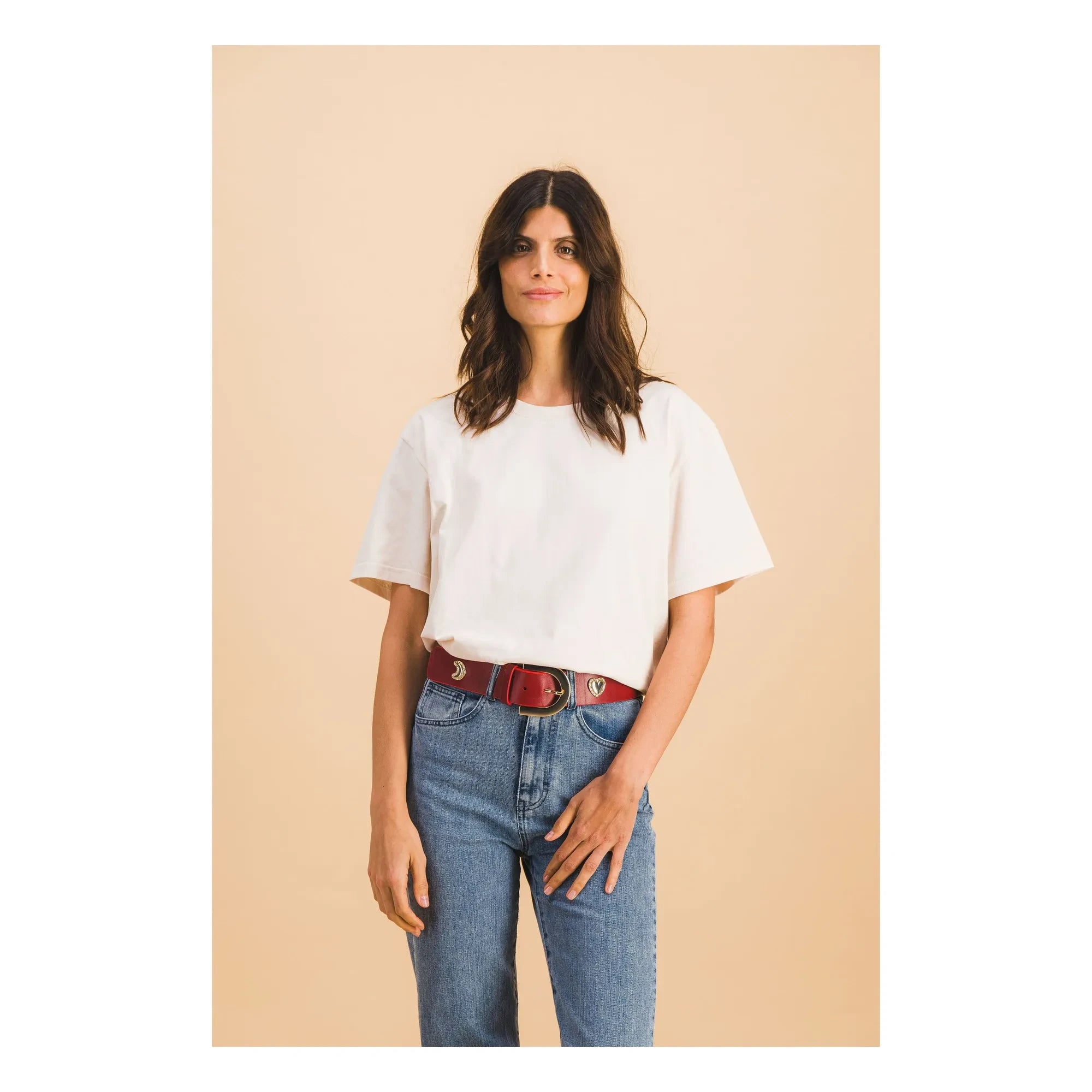 Elise Chalmin - Mario Baumwoll-T-Shirt | Weiß