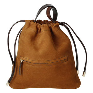 herbert frère soeur - Tasche Le Lerie Nubukleder | Camel
