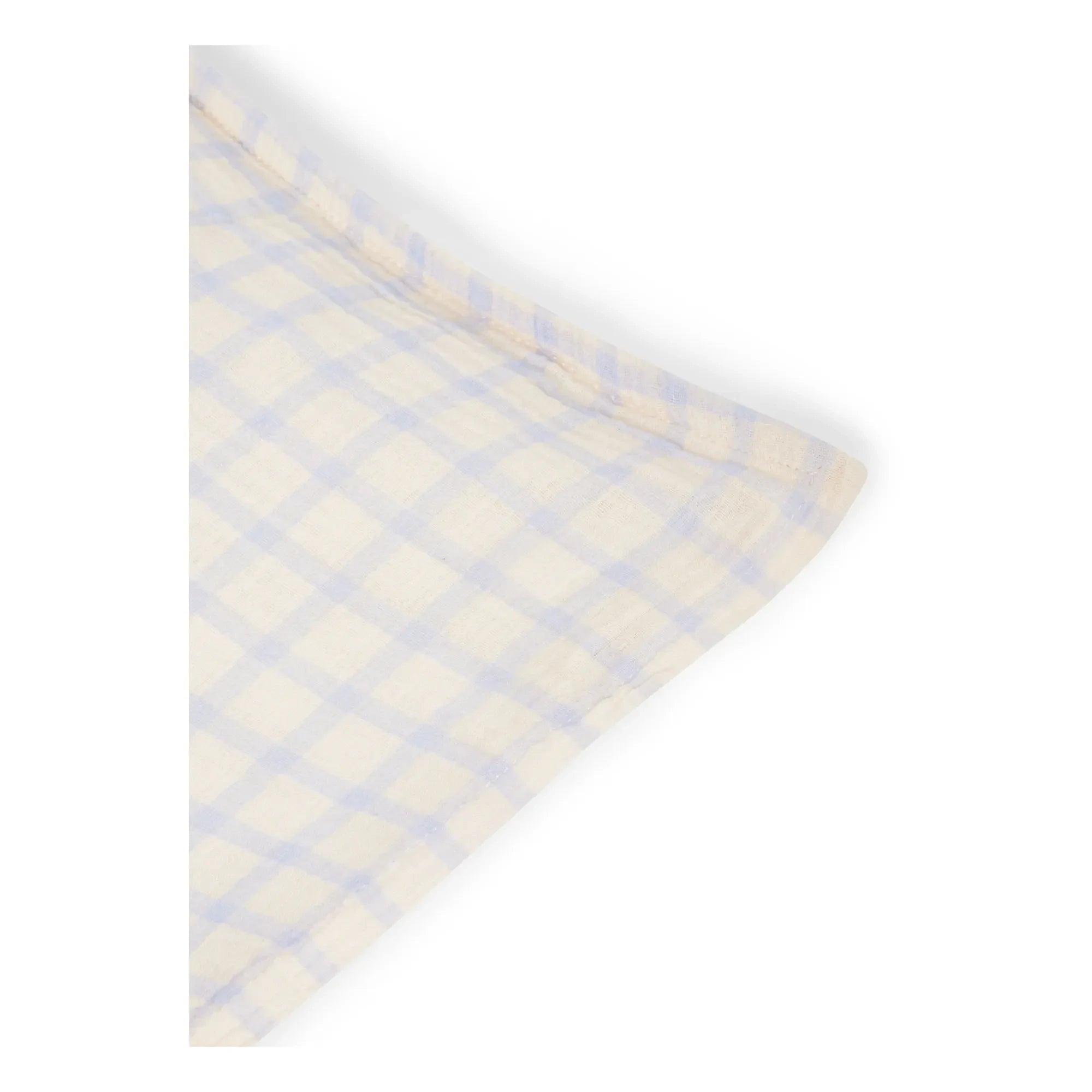garbo&friends – Kissenbezug Gingham Sky | Hellblau
