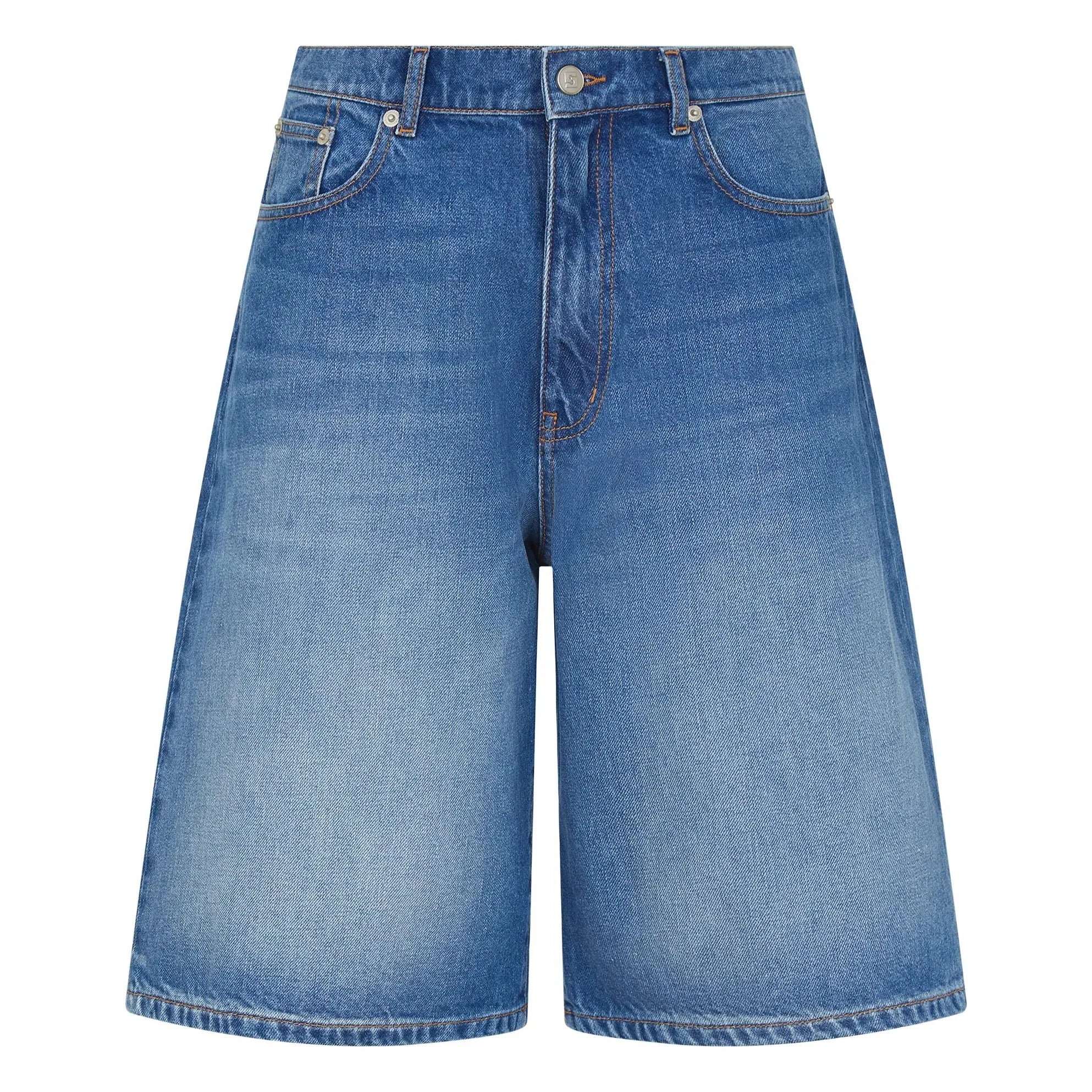 Smallable Woman - Paola Denim Bermuda Shorts | Denim Blau
