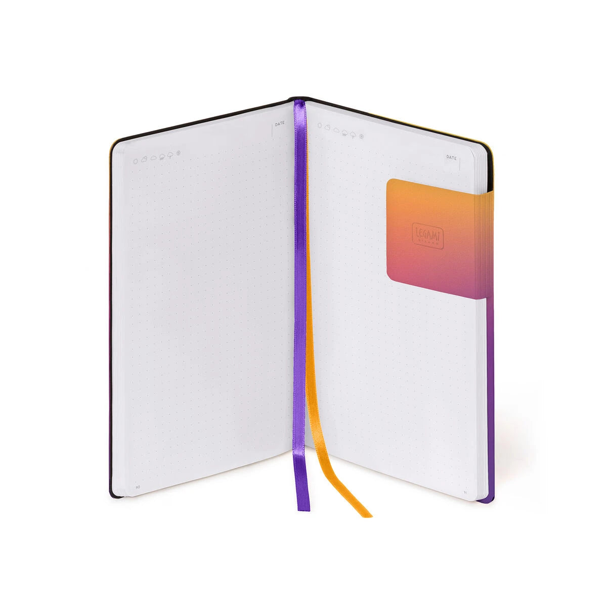 Legami - Gepunktetes Notizbuch mit Softcover - Sonnenuntergangsstimmung - Mein Notizbuch
