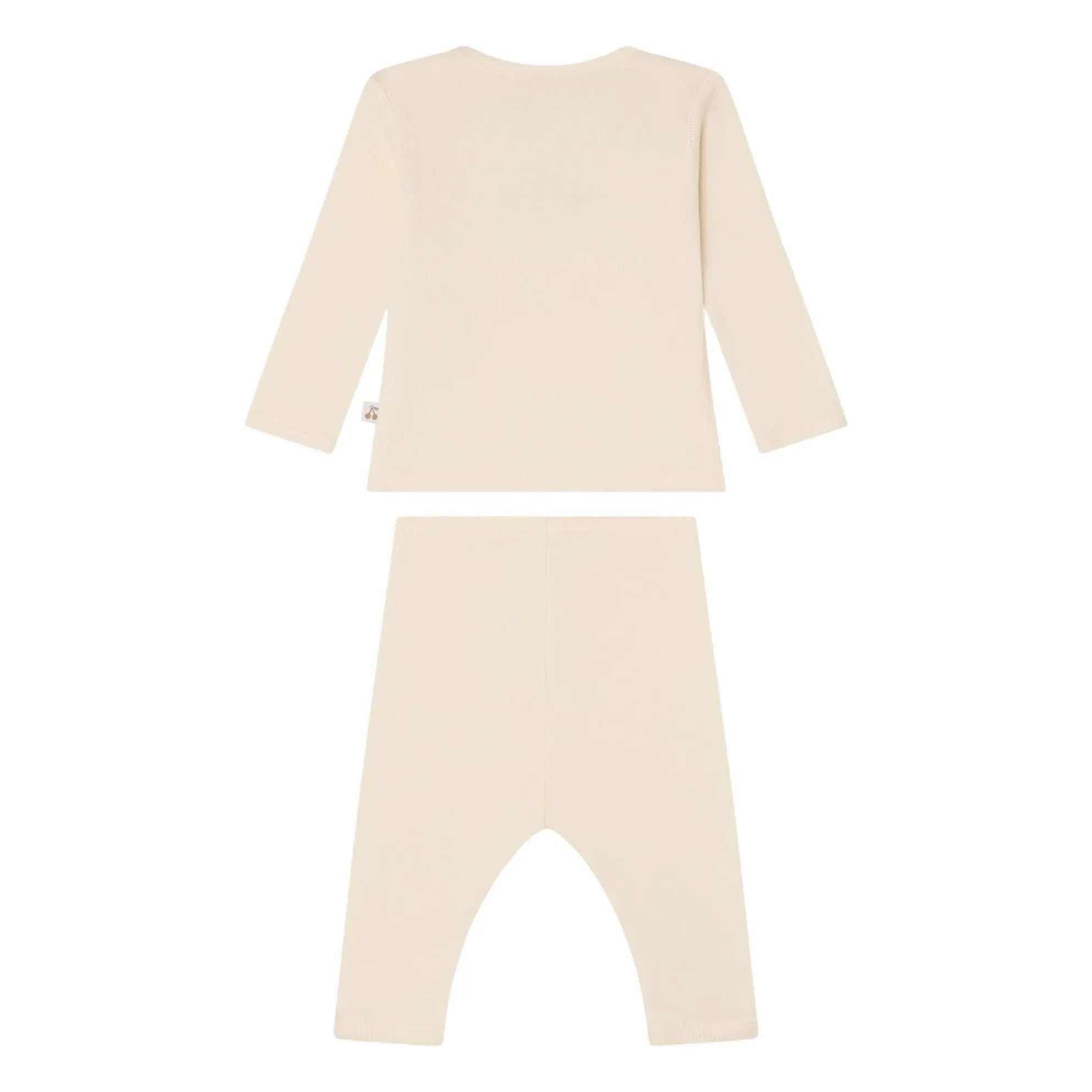 Bonpoint - Timi Set aus Bio-Baumwoll-T-Shirt und Leggings | Braun