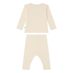 Bonpoint - Timi Set aus Bio-Baumwoll-T-Shirt und Leggings | Braun