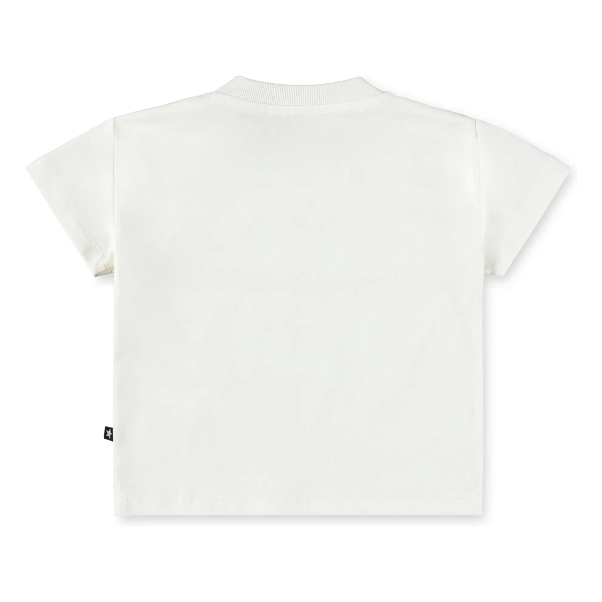 Molo - Enzo Smile Bio-Baumwolle T-Shirt | Weiß