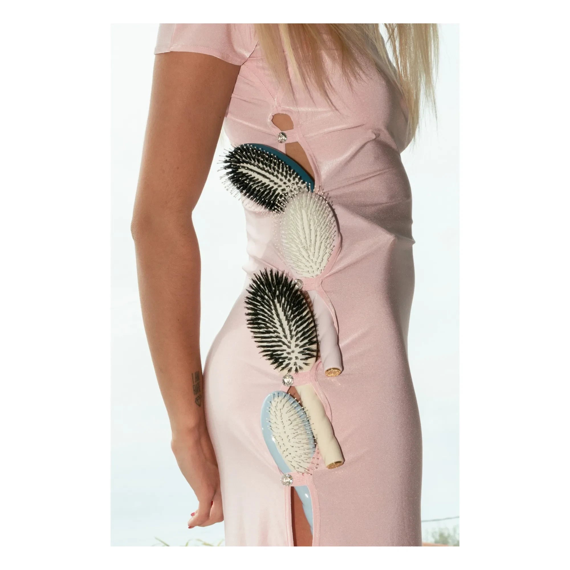 La Bonne Brosse - N°4 The Miracle Small Brush - Entwirrt und massiert | Hellblau