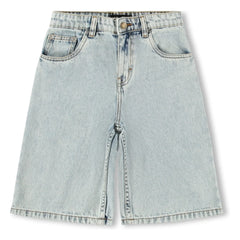 Molo - Jeans-Bermuda mit Kunstmuster aus Bio-Baumwolle | Hellblau