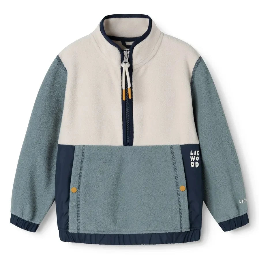Liewood - Wynn Fleece-Sweatshirt aus recycelten Fasern | Blau